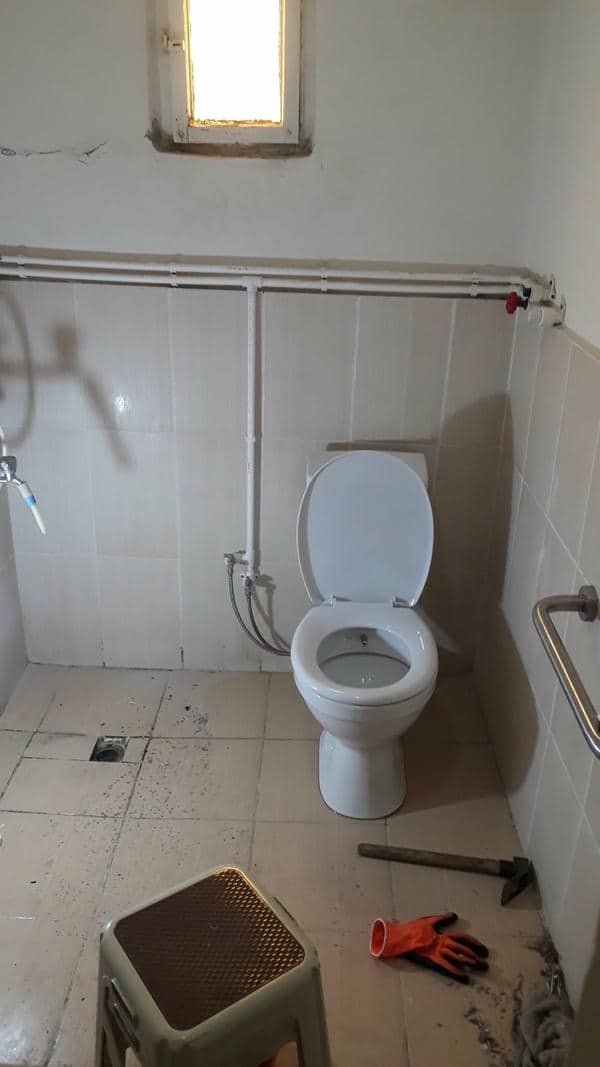 Klozet tıkalı açma sistemi