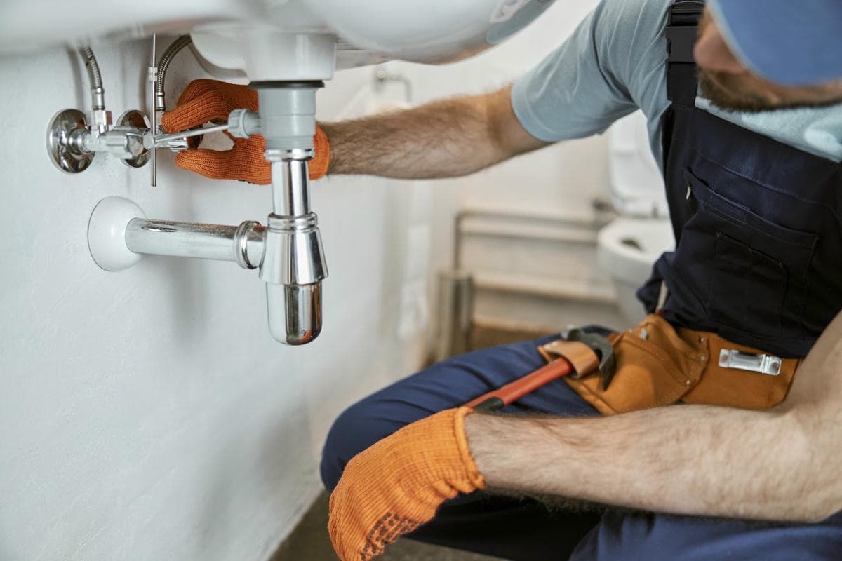 Lavabo alt boru bağlantısı tamiri