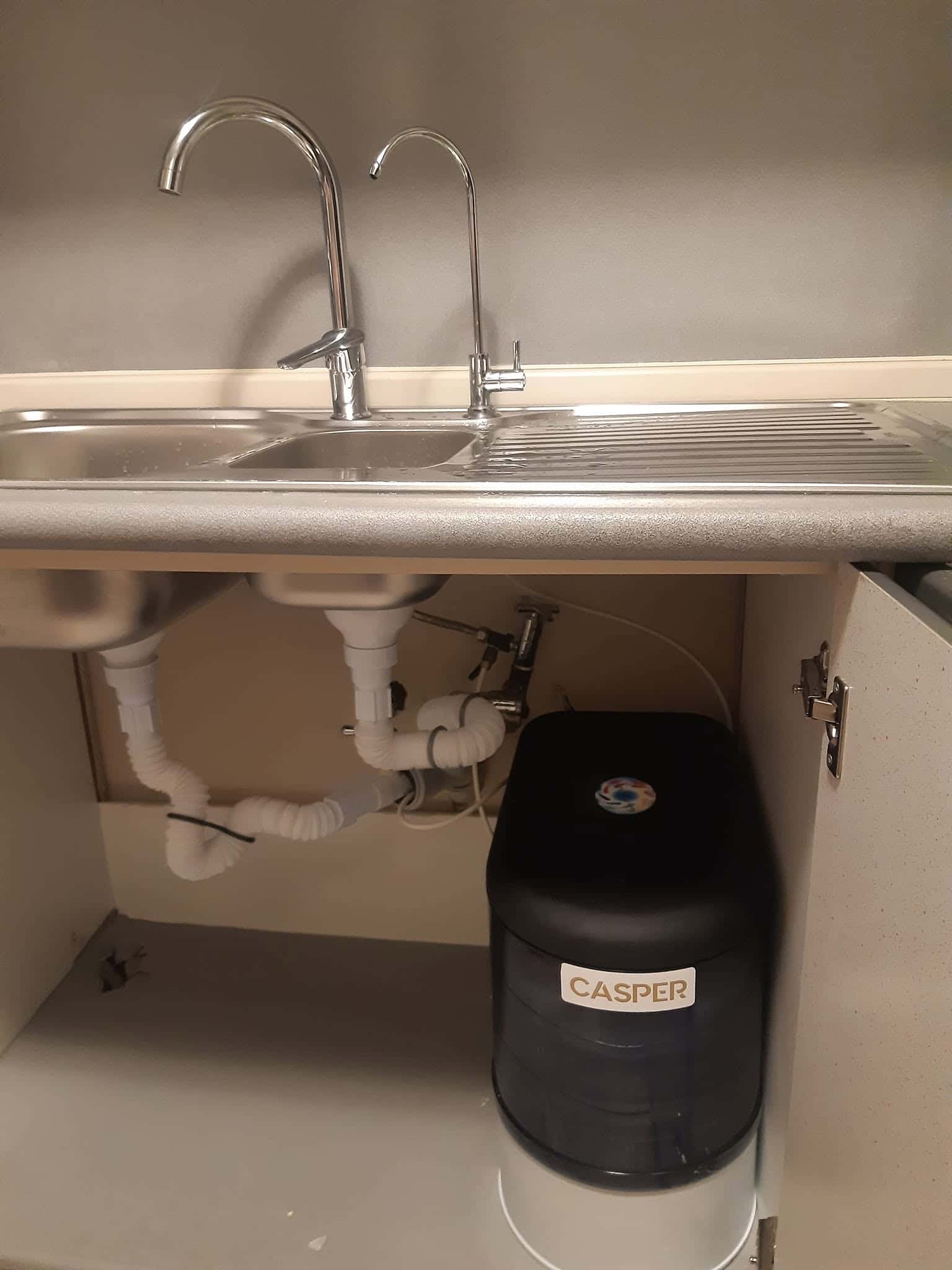 Lavabo altı gider borusu bağlantısı