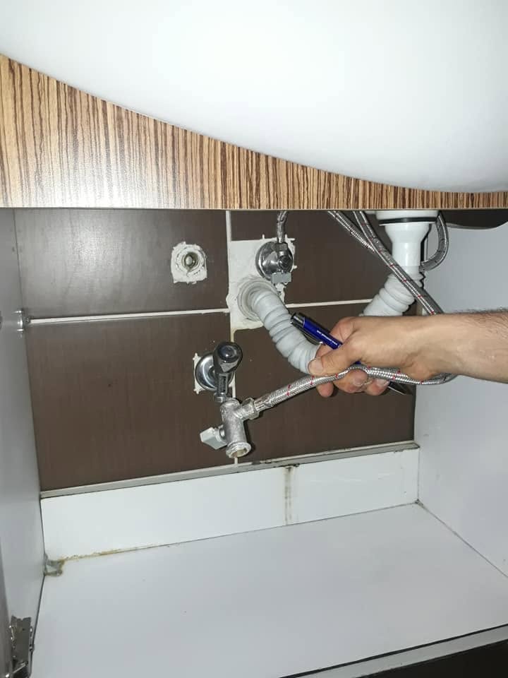 Lavabo altı tamir