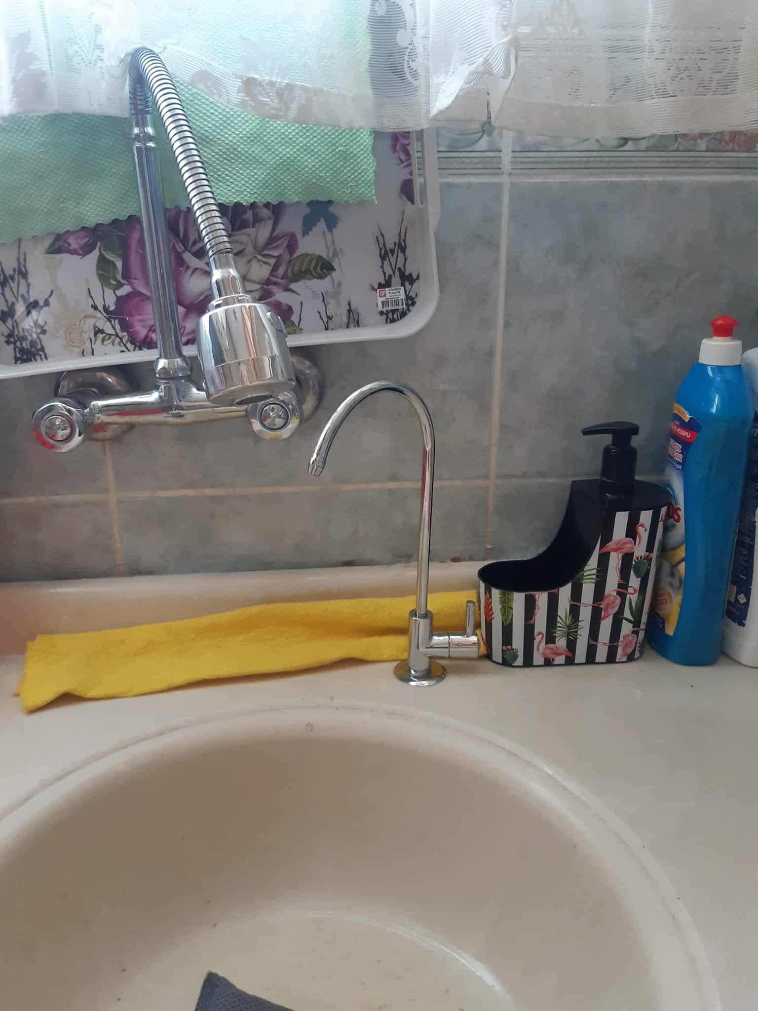 Lavabo altında gider tamiri