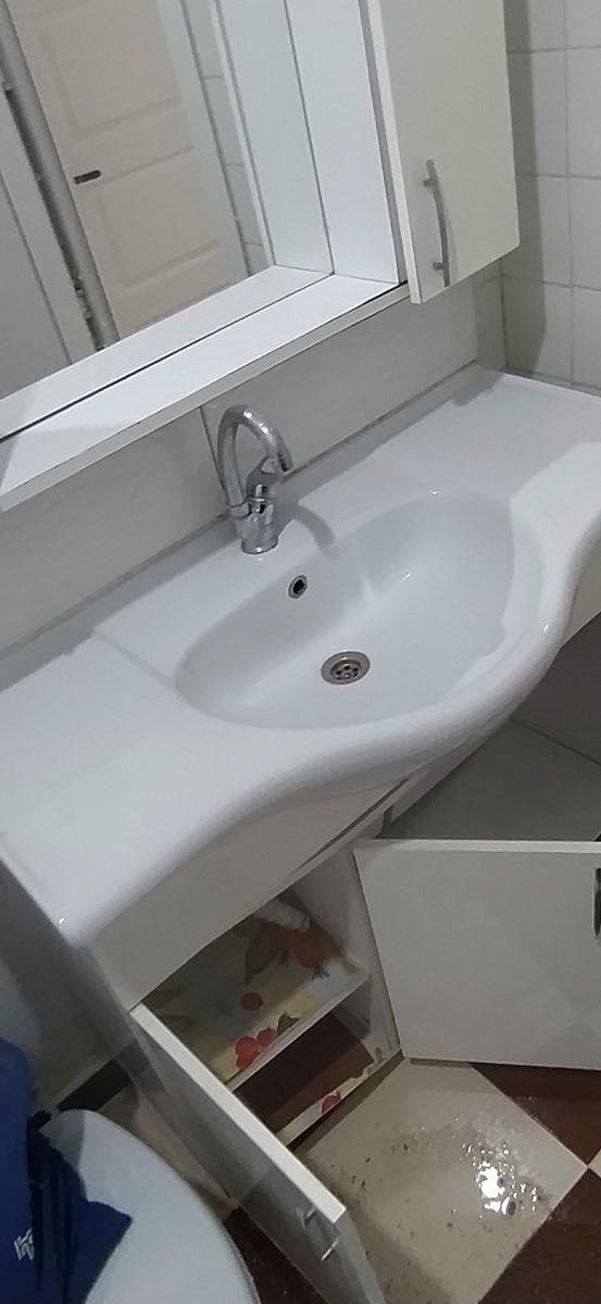 Lavabo bataryasi ve gider kontrolu