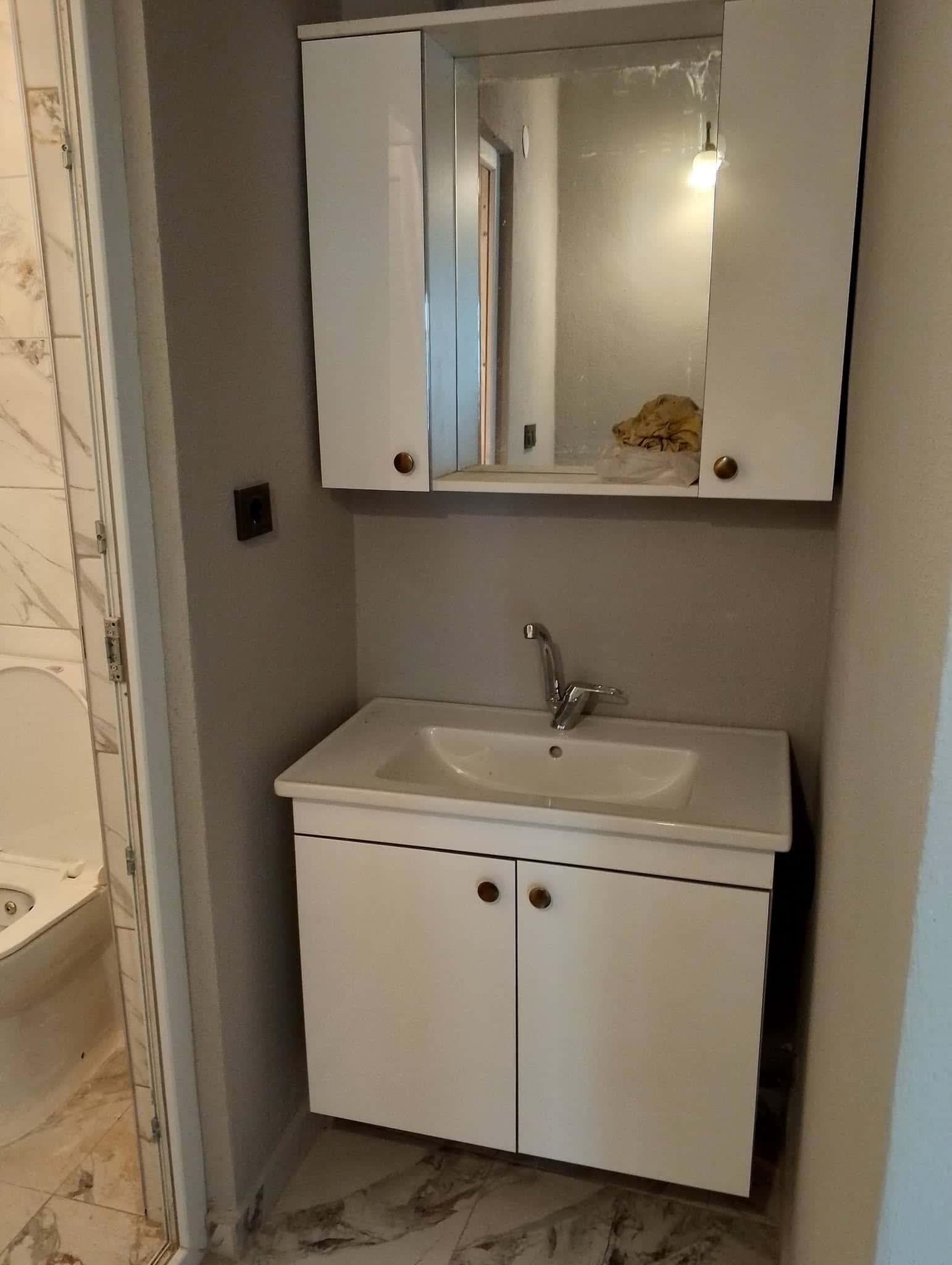 Lavabo gideri açma