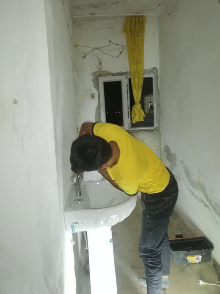 Lavabo su kacagi tamiri